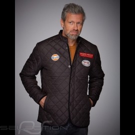 Jacke Gulf gentleman driver gesteppt schwarz - Herren
