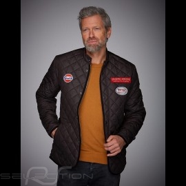 Jacket Gulf gentleman driver quilted black - men
