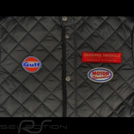 Jacket Gulf gentleman driver quilted black - men