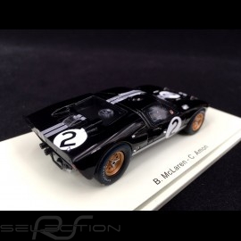 Ford GT40 Mk II n° 2 Winner Le Mans 1966 1/43 Spark 43LM66