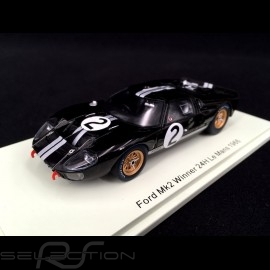 Ford GT40 Mk II n° 2 Winner Le Mans 1966 1/43 Spark 43LM66