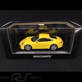 Porsche 911 typ 991 Carrera 2012 racinggelb1/43 Minichamps 410060221