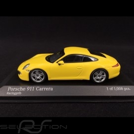 Porsche 911 type 991 Carrera 2012 racing yellow 1/43 Minichamps 410060221
