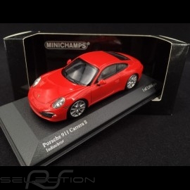 Porsche 911 typ 991 Carrera S 2012 Indischrot 1/43 Minichamps 410060220