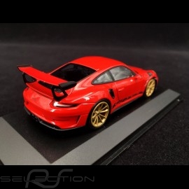 Porsche 911 GT3 RS type 991 Pack Weissach 2018 guards red 1/43 Spark WAX02020084