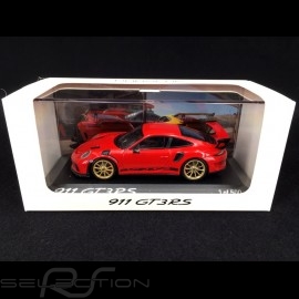 Porsche 911 GT3 RS type 991 Pack Weissach 2018 guards red 1/43 Spark WAX02020084