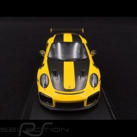 Porsche 911 GT2 RS typ 991 Weissach Package gelb / schwarz n° 0007/1911 1/43 Spark WAP0201520J