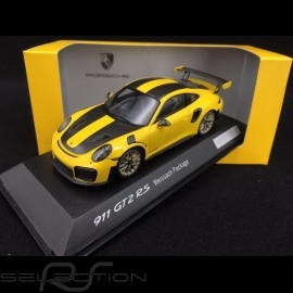 Porsche 911 GT2 RS typ 991 Weissach Package gelb / schwarz n° 0007/1911 1/43 Spark WAP0201520J