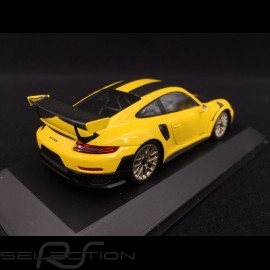 Porsche 911 GT2 RS typ 991 Weissach Package gelb / schwarz n° 0007/1911 1/43 Spark WAP0201520J