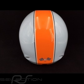 Gulf Helm Le Mans Gulf blau / orange