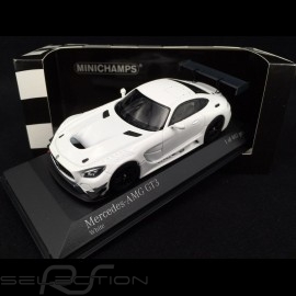 Mercedes AMG GT3 2017 presentation version white 1/43 Minichamps 410173200