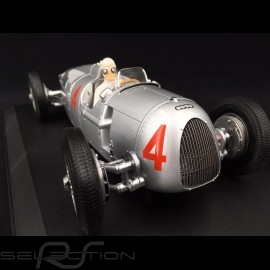 Auto-Union type C n°4 2nd Grand prix de Monaco 1936 with Achille Varzi at the wheel 1/18 Minichamps 155361004