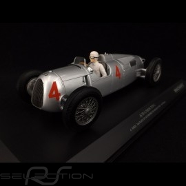 Auto-Union type C n°4 Platz 2 Grand prix de Monaco 1936 mit Achille Varzi am Steuer 1/18 Minichamps 155361004