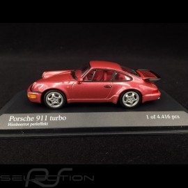 Porsche 911 Type 964 Turbo 1990 Raspberry Red 1/43 Minichamps 430069108