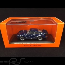 Porsche 911 Type 930 Turbo 3.3 Grand Prix Tennis Stuttgart Edition Blue 1/43 Minichamps MAP020PTGP17