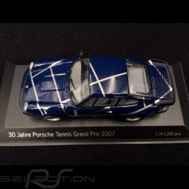 Porsche 911 Type 930 Turbo 3.3 Grand Prix Tennis Stuttgart Edition Blue 1/43 Minichamps MAP020PTGP17