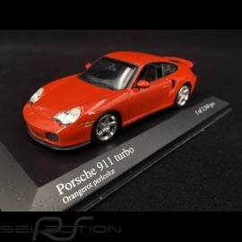 Porsche 911 Type 996 Turbo 1999 orange red pearl 1/43 Minichamps 430069308