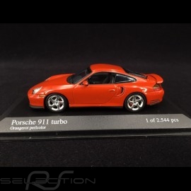 Porsche 911 Type 996 Turbo 1999 orange red pearl 1/43 Minichamps 430069308