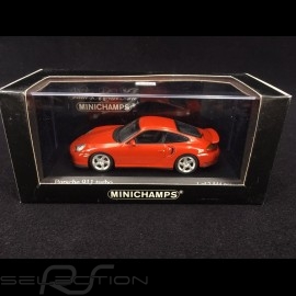 Porsche 911 Type 996 Turbo 1999 orange red pearl 1/43 Minichamps 430069308