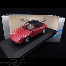 Porsche 911 Type 993 Carrera Cabriolet raspberry red 1/43 Minichamps 430063042
