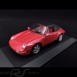 Porsche 911 Type 993 Carrera Cabriolet raspberry red 1/43 Minichamps 430063042