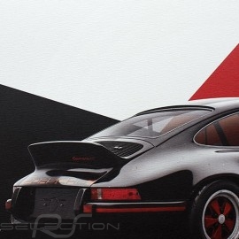 Porsche Poster 911 Carrera RS 1973 Black