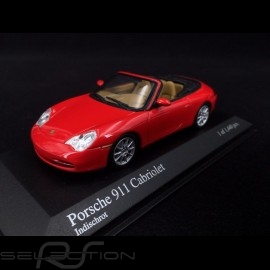 Porsche 996 Carrera Cabriolet 2001 rouge 1/43 Minichamps 400061034