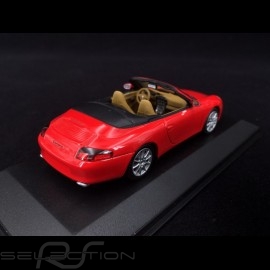 Porsche 996 Carrera Cabriolet 2001 rouge 1/43 Minichamps 400061034