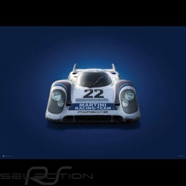Porsche Poster 917 K 24h Le Mans 1971 Gulf  n°19 - Colors of Speed
