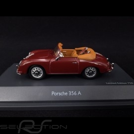 Porsche 356 A Cabriolet 1956 bordeaux mit Golftaschen 1/43 Schuco 450268800