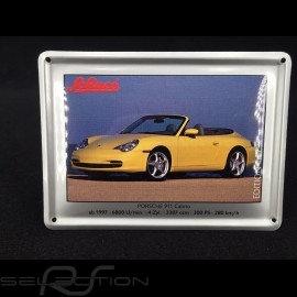 Porsche 911 Carrera Cabriolet typ 996 1997 braun mit metallischer Karte 1/87 Schuco 452693200