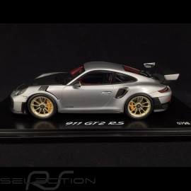 Porsche 911 GT2 RS typ 991 silber / schwarz 1/18 Spark WAP0211510J