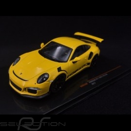 Porsche 911 GT3 RS type 991 2017 yellow racing 1/43 Ixo MOC299