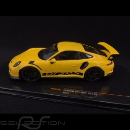 Porsche 911 GT3 RS typ 991 2017 racinggelb 1/43 Ixo MOC299
