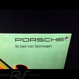 Porsche Enamel plate 928 GTS in Guards Red  40 x 60 cm PCG00092810