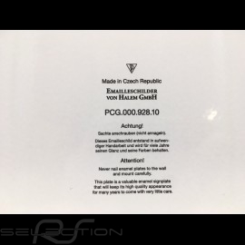 Porsche Enamel plate 911 elegante sportiva 40 x 60 cm PCG00099914