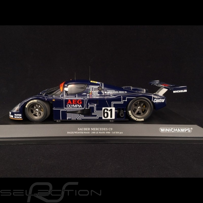 Sauber Mercedes C9 n° 61 Le Mans 1988 1/18 Minichamps 155883561