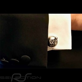 Gearshift cufflinks  Chrome Autoart 40193