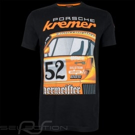 Porsche T-shirt Kremer Racing Porsche 935 K4 n° 52 Jägermeister Schwarz - Herren