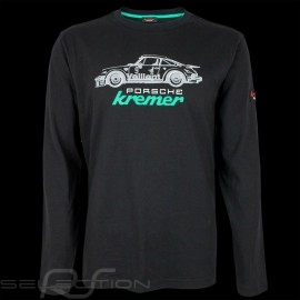 Porsche T-shirt Kremer Racing Porsche 911 Carrera n° 9 Black Long sleeves - men