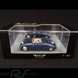 Porsche Waibel Special Sport Cabriolet 1948 blau 1/43 Neo NEO46191