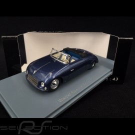 Porsche Waibel Special Sport Cabriolet 1948 blau 1/43 Neo NEO46191