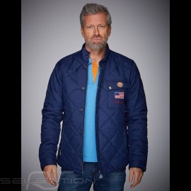 Gulf Jacke Steve McQueen Gesteppt Marineblau - Herren