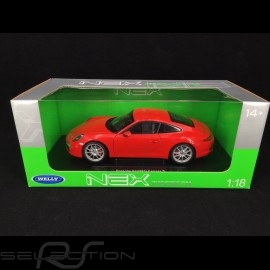 Porsche 911 Carrera S type 991 2012 Guards red 1/18 Welly 18047W