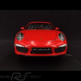 Porsche 911 Carrera S type 991 2012 Guards red 1/18 Welly 18047W