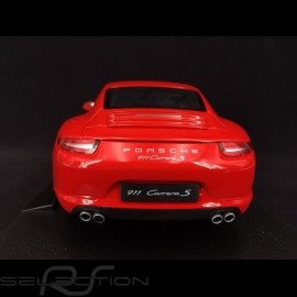 Porsche 911 Carrera S type 991 2012 Guards red 1/18 Welly 18047W