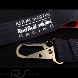 Aston Martin RedBull racing keyring lanyard navy blue