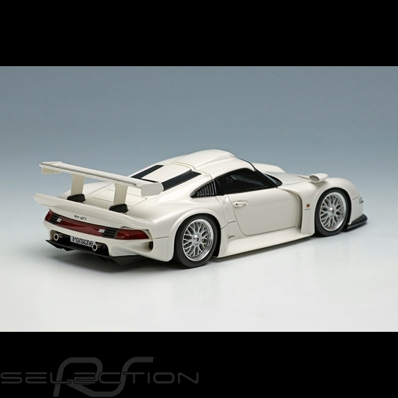 Porsche 911 Gt1 1996 White Street Version 1 43 Make Up Eidolon Em472a 