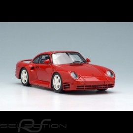 Porsche 959 1986 red 1/43 Make Up Eidolon EM305B