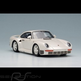 Porsche 959 1986 pearl white 1/43 Make Up Eidolon EM305A
